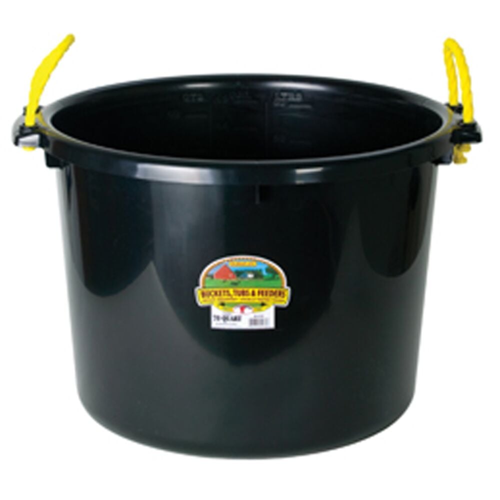 image of Little Giant Bucket, Muck, Black, 1 3/4 bu