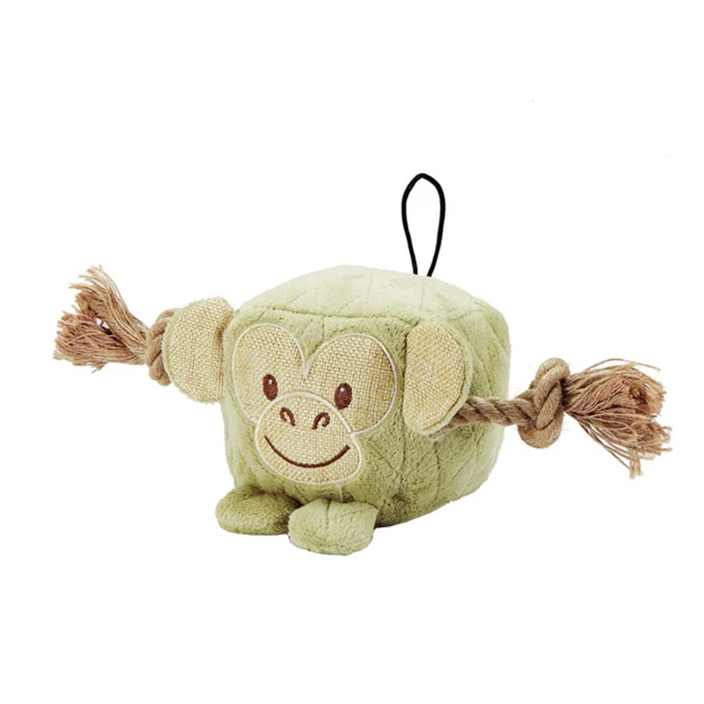 image of Eco Pet Hemp Chunky Monkey Plush Dog Toy