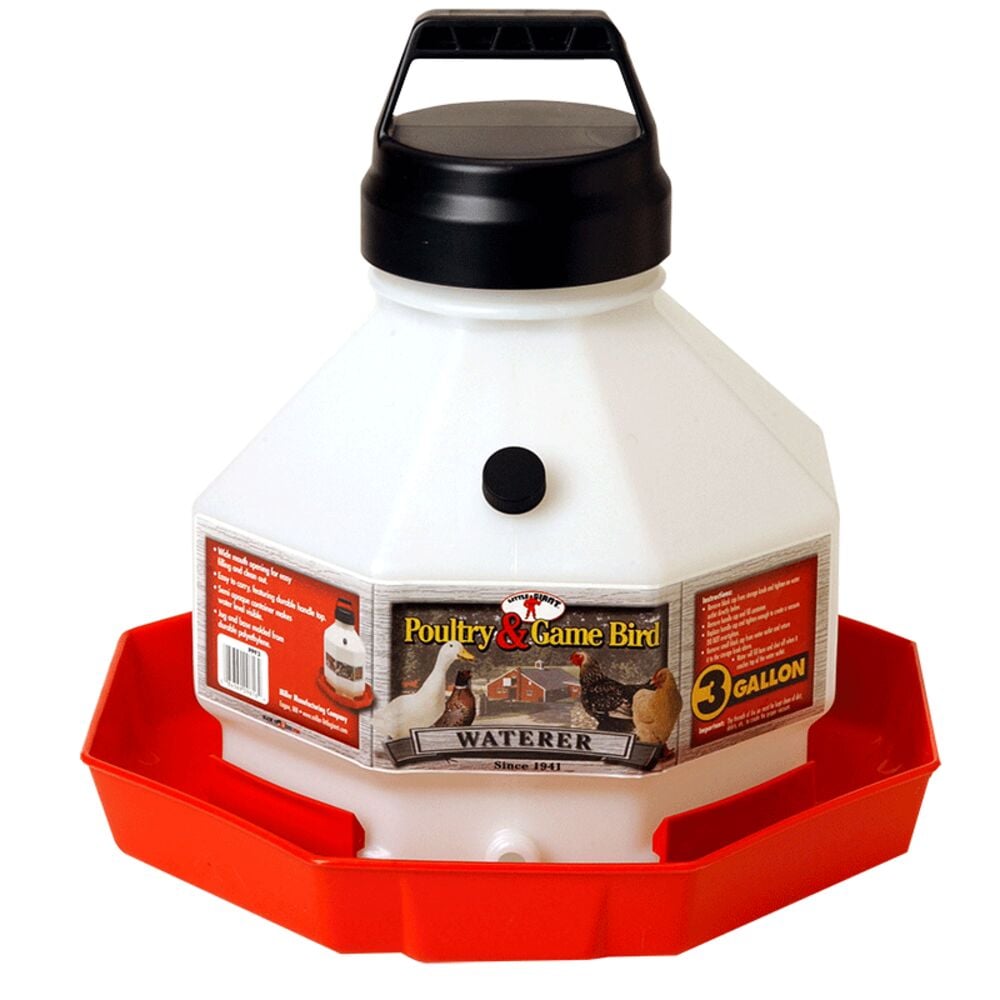 image of Plastic Poultry Waterer- 3 gal