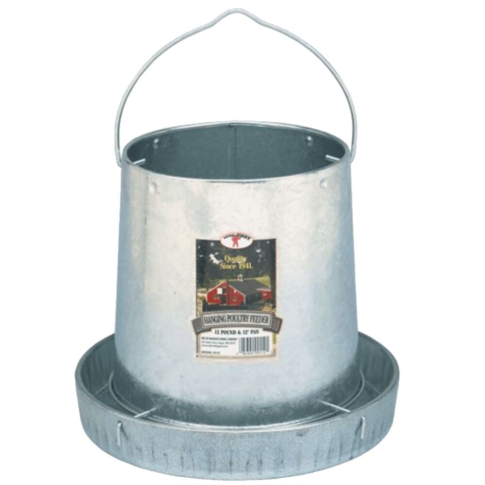 image of Galvanized Poultry Feeder- 12 lb