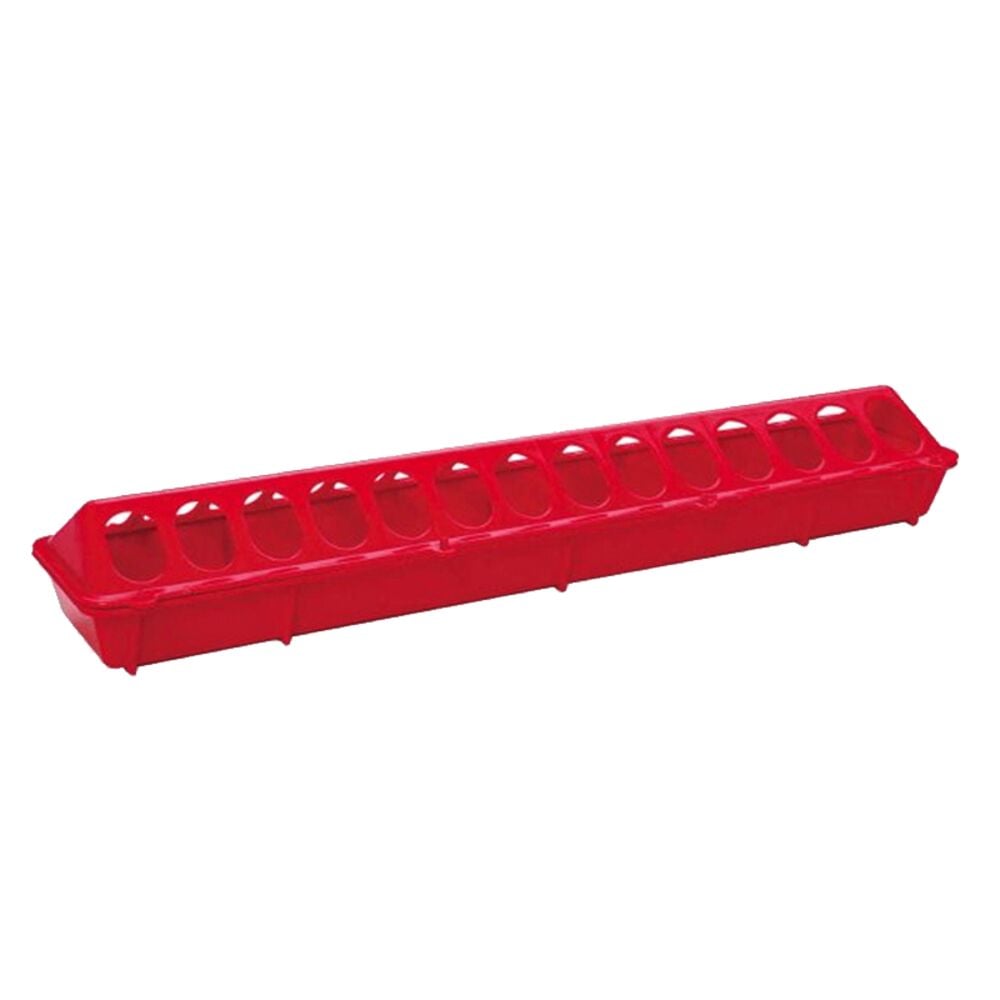 image of Flip Top Poultry Feeder- Red, 20 in