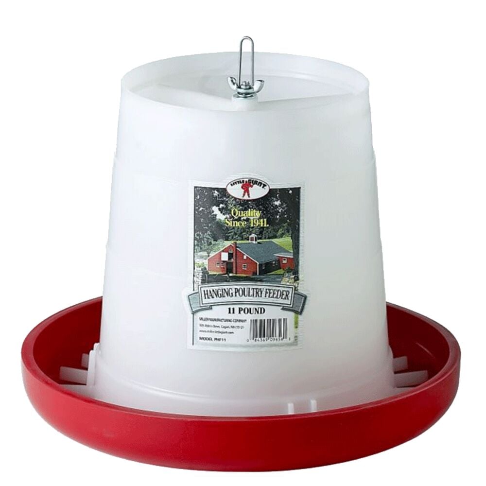 image of Plastic Hanging Poultry Feeder- 11 lb