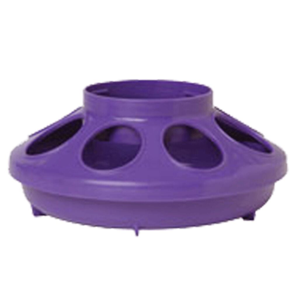image of Plastic Feeder Base- Purple, 1 qt