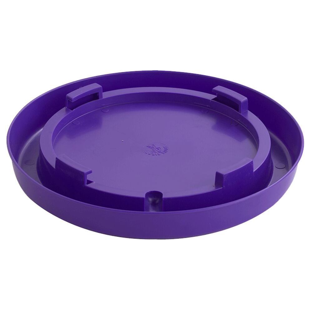 image of Plastic Nesting Waterer Base, Purple