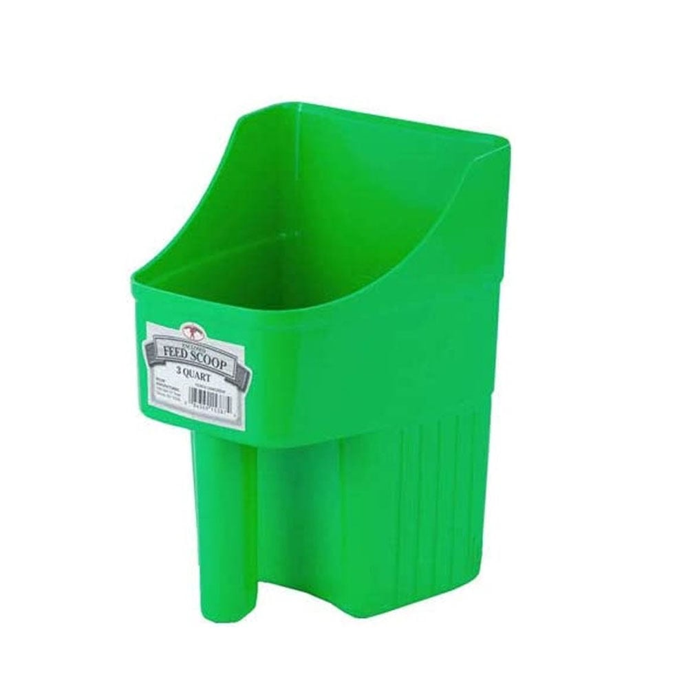 image of Little Giant Feed Scoop, Poly, Lime, 3 qt