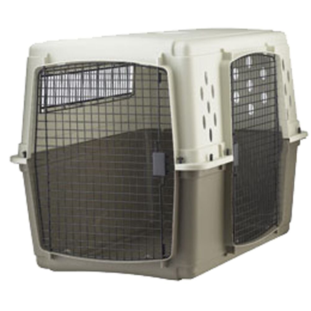 image of Little Giant Double Door Poly Dog Crate, Extra Large