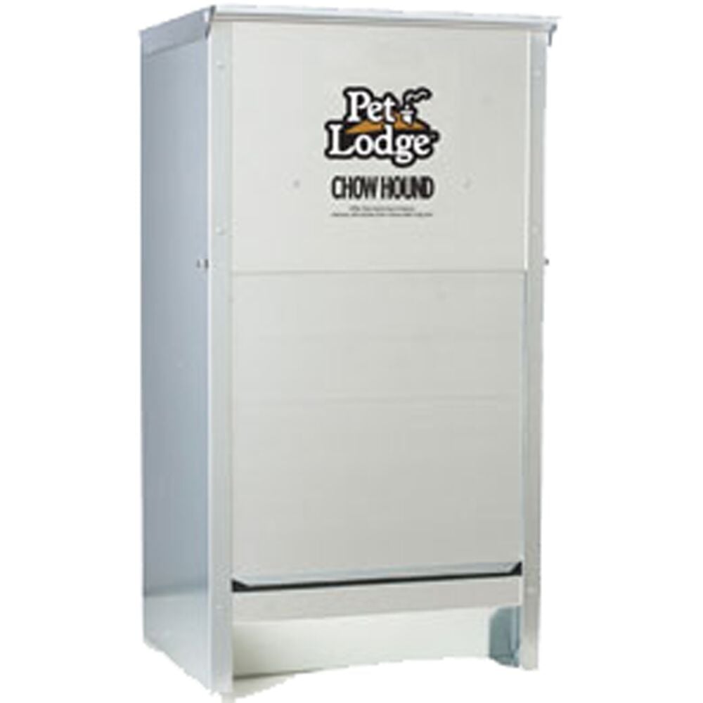 image of Automatic Pet Feeder- Galvanized, 25 lb