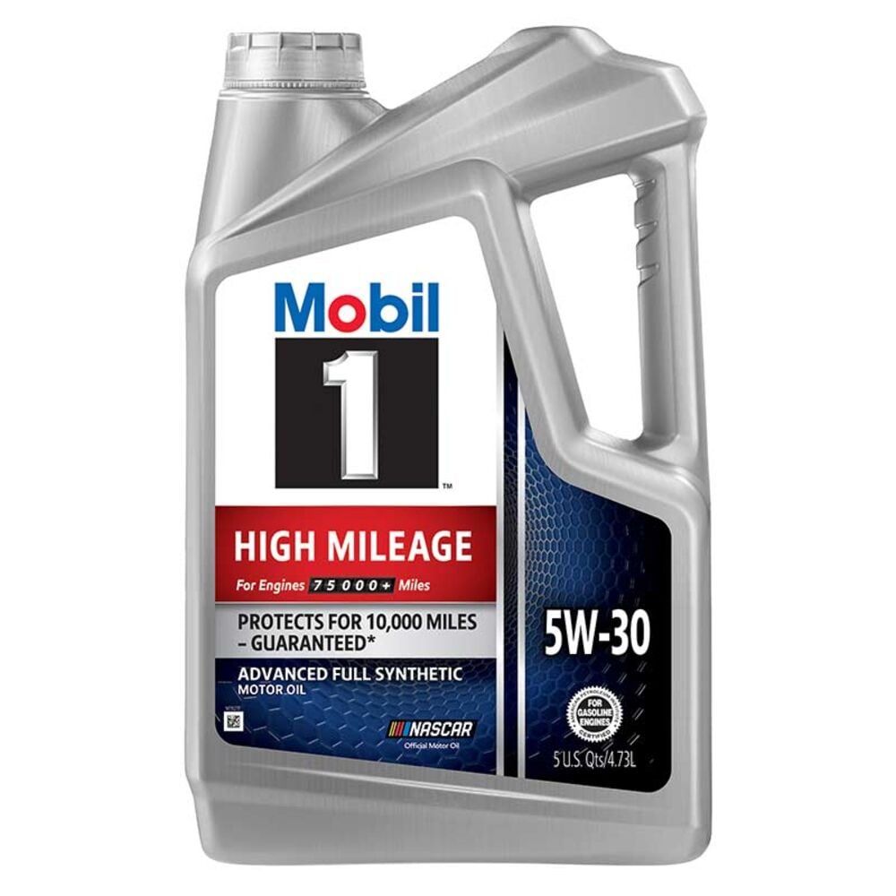 image of High Mileage 5W-30 Advanced Full Synthetic Motor Oil, 5 Qt