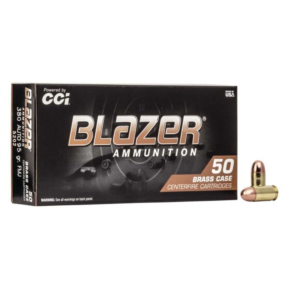 image of  .380 Auto 95 Grain FMJ Handgun Ammunition, 50 rounds