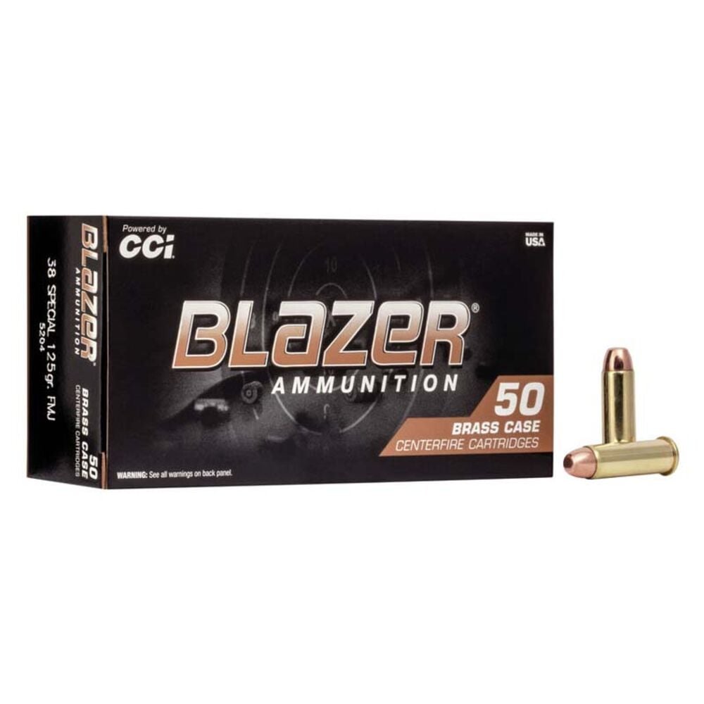 image of .38 Special 125 Grain FMJ Handgun Ammunition, 50 rounds