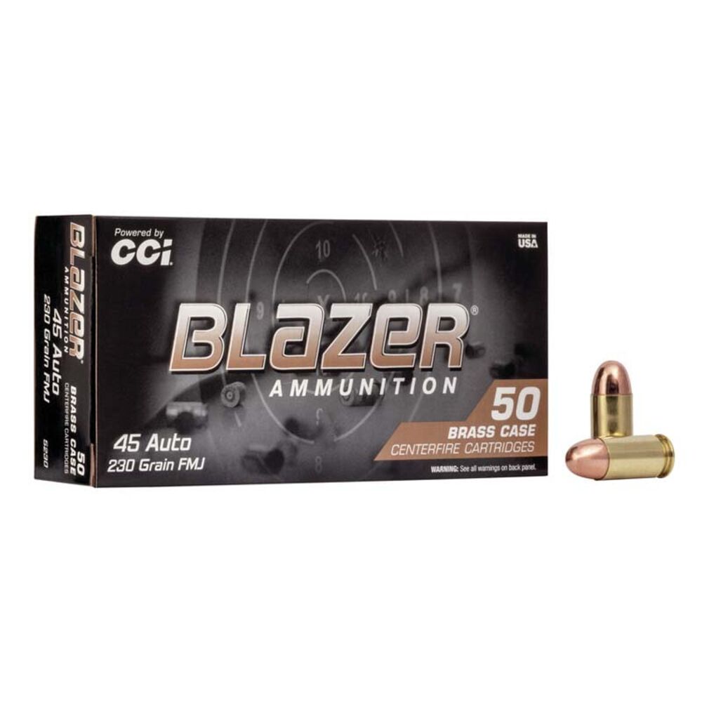 image of .45 Auto 230 Grain FMJ Handgun Ammunition, 50 rounds