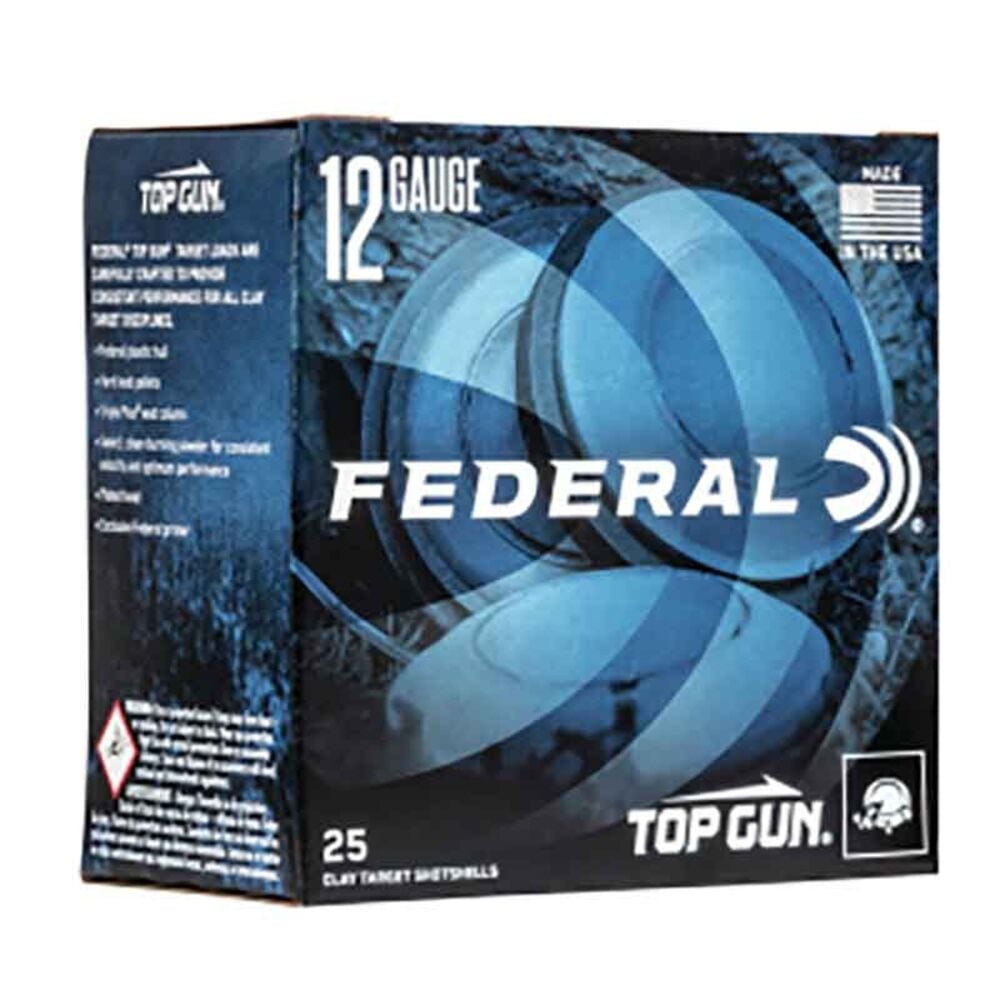 image of Top Gun 12 Gauge 8 Shot Shotgun Ammunition, 25 rds