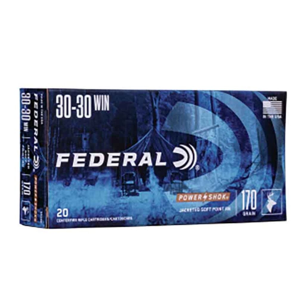 image of Power-Shok Rifle 30-30 Win 170 Grain JSP Rifle Ammunition, 20 rds