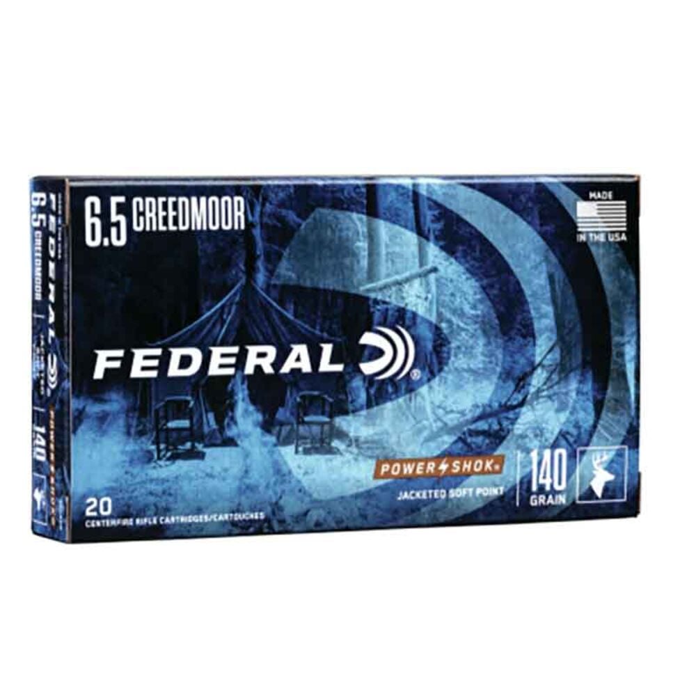 image of Power-Shok Rifle 6.5 Creedmoor 140 Grain JSP Rifle Ammunition, 20 rds