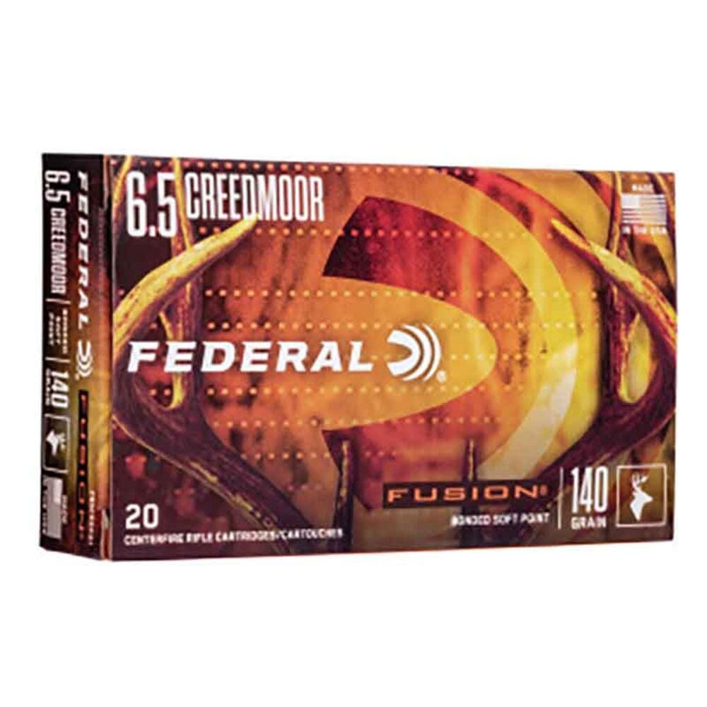 image of Fusion Rifle 6.5 Creedmoor 140 Grain FSP Rifle Ammunition, 20 rds