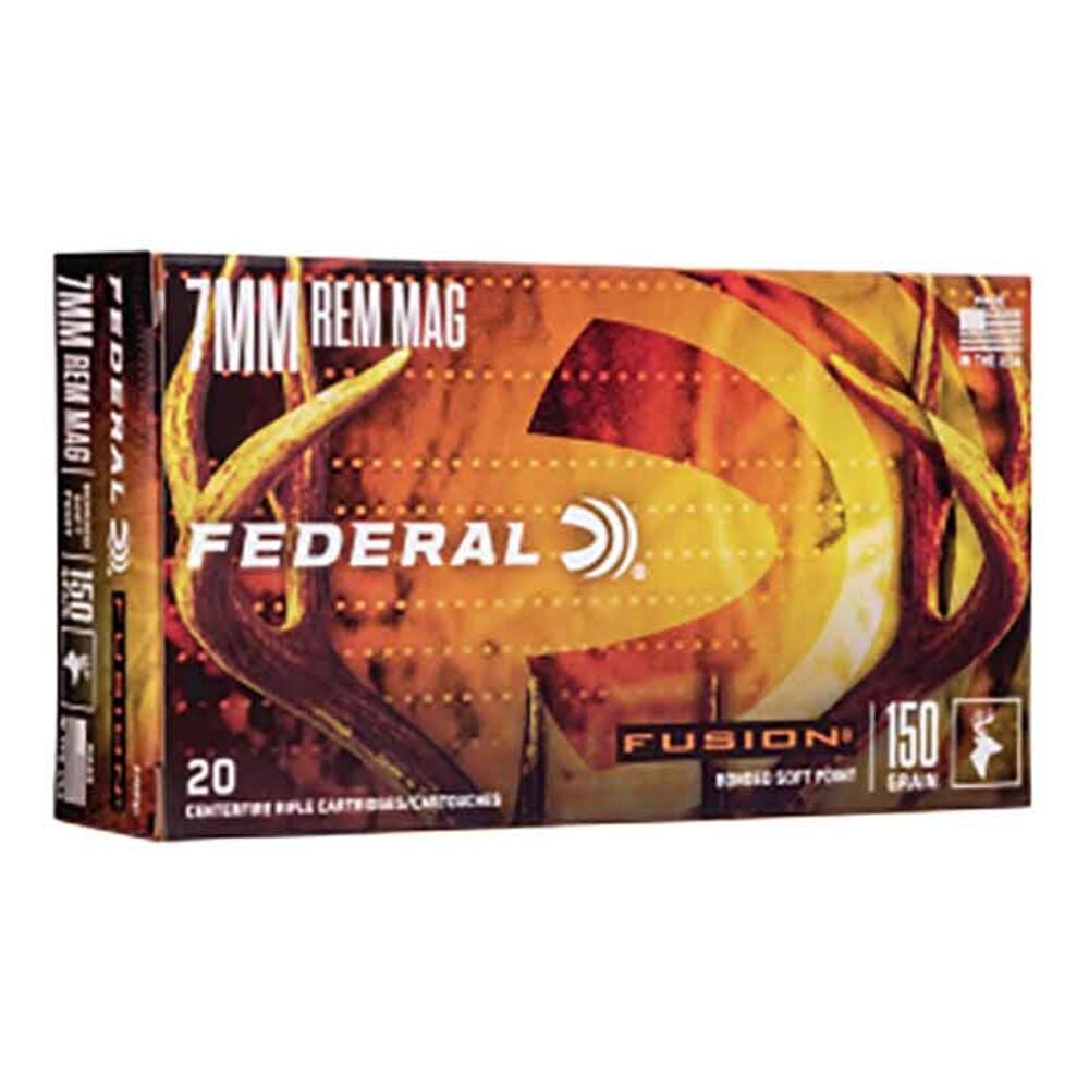 image of Fusion Rifle 7mm Rem Magnum 150 Grain FSP Rifle Ammunition, 20 rds