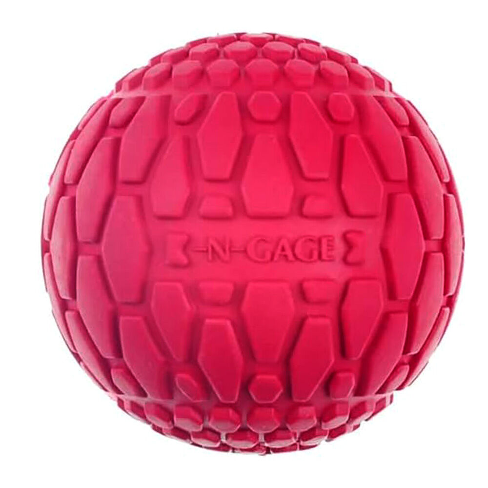 image of Classic Squeaker Ball Dog Toy, Red