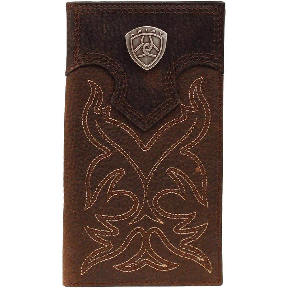 image of Men's Leather Boot Stich Rodeo Bi-Fold Wallet