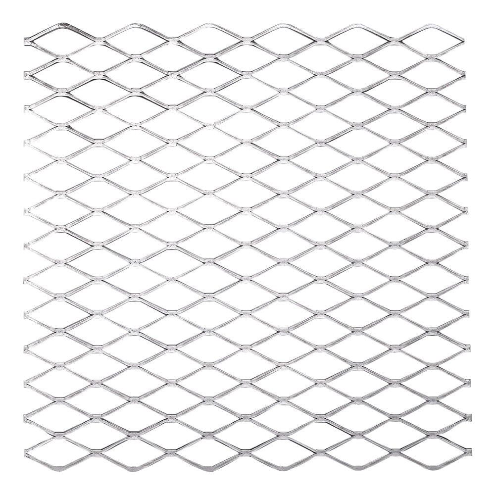 image of 12 in x 12 in Expanded Plain Steel Grid Sheet