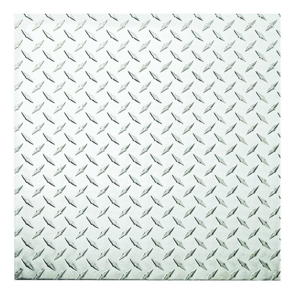 image of 24 in x 24 in Diamond Tread Polished Aluminum Plate