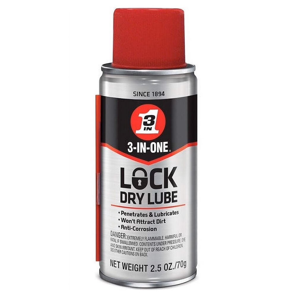 image of Lock Dry Lube Machine and Tool Spray, 2.5 oz