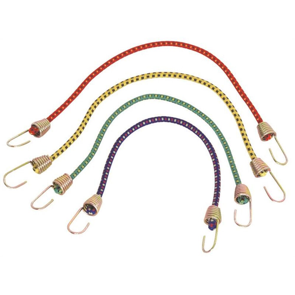 image of Light Duty Mini Bungee Cords, 4 pk