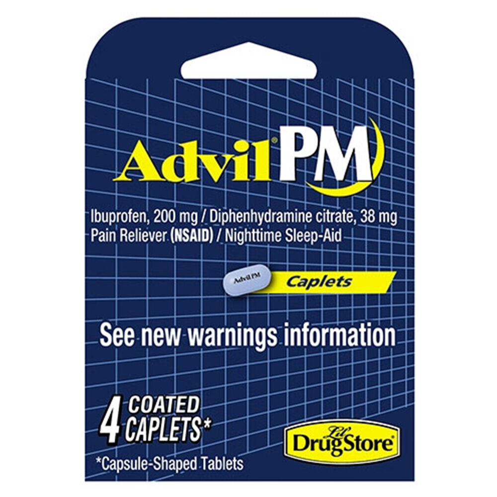 image of Pain Relief, PM, 4 pk