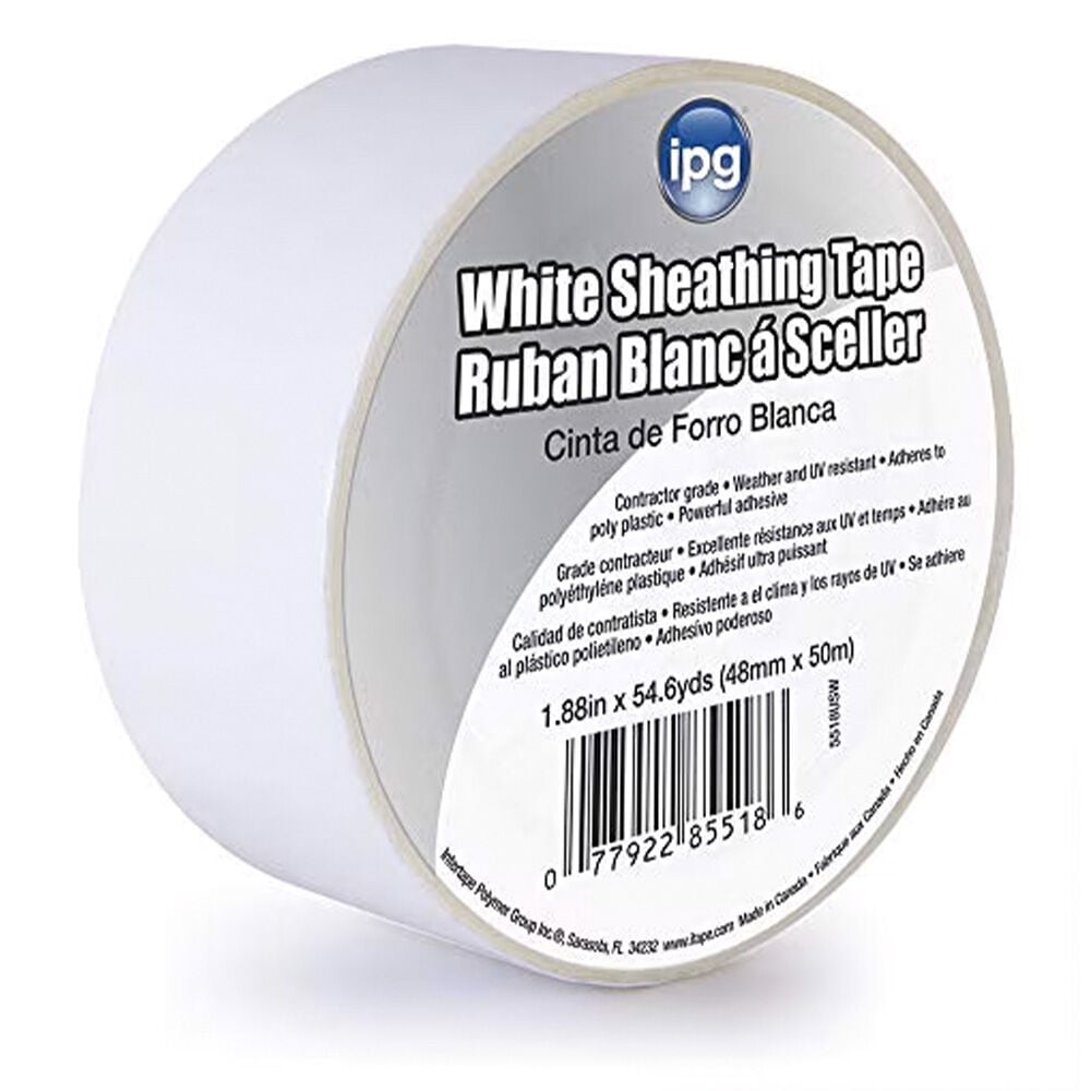 image of White Sheathing Tape, 1.88 in x 54.6 yd