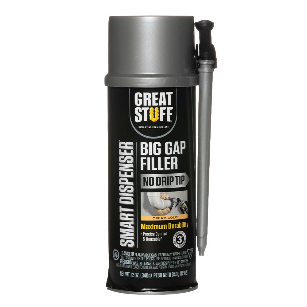 image of Big Gap Filler Insulating Foam Sealant with Smart Dispenser, 12 oz