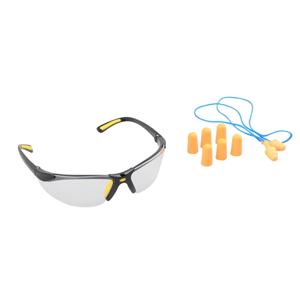 image of Ear Plugs and Safety Glasses Combo