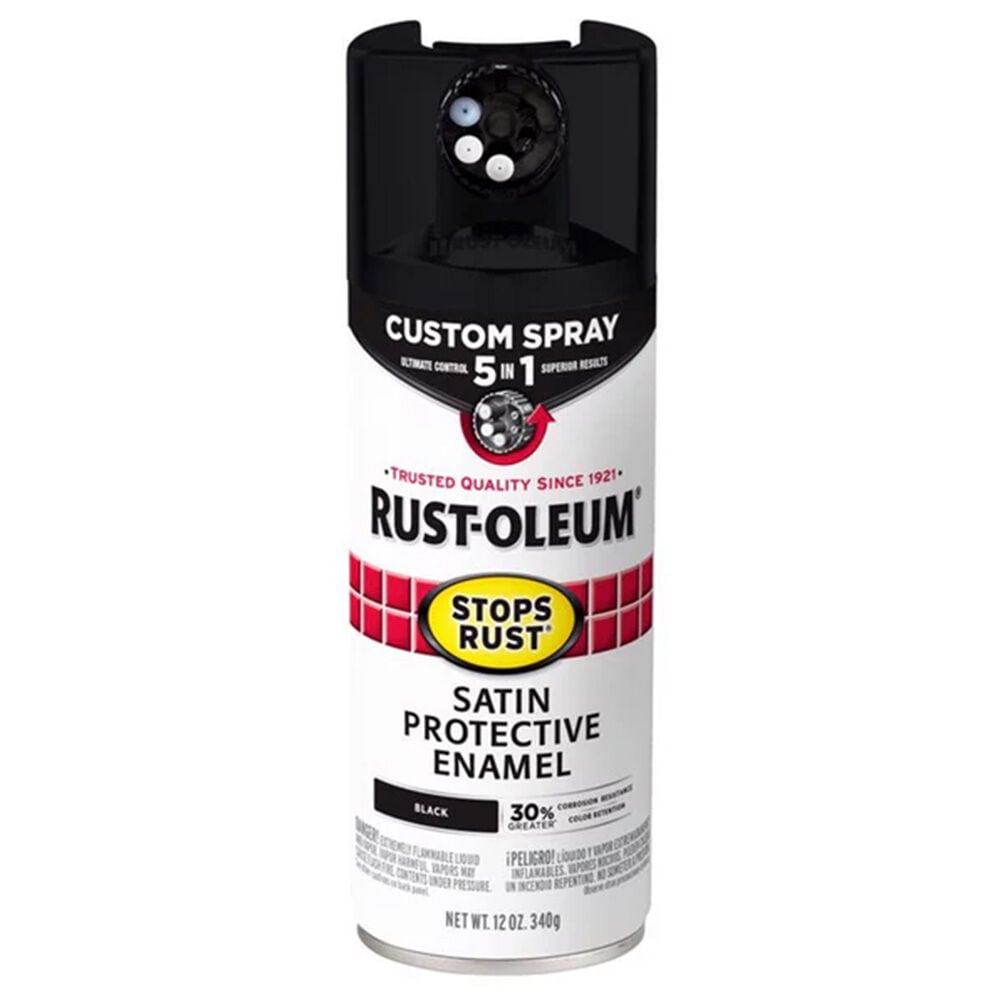 image of Stops Rust 5-In-1 Satin Protective Enamel Spray Paint, 12 oz