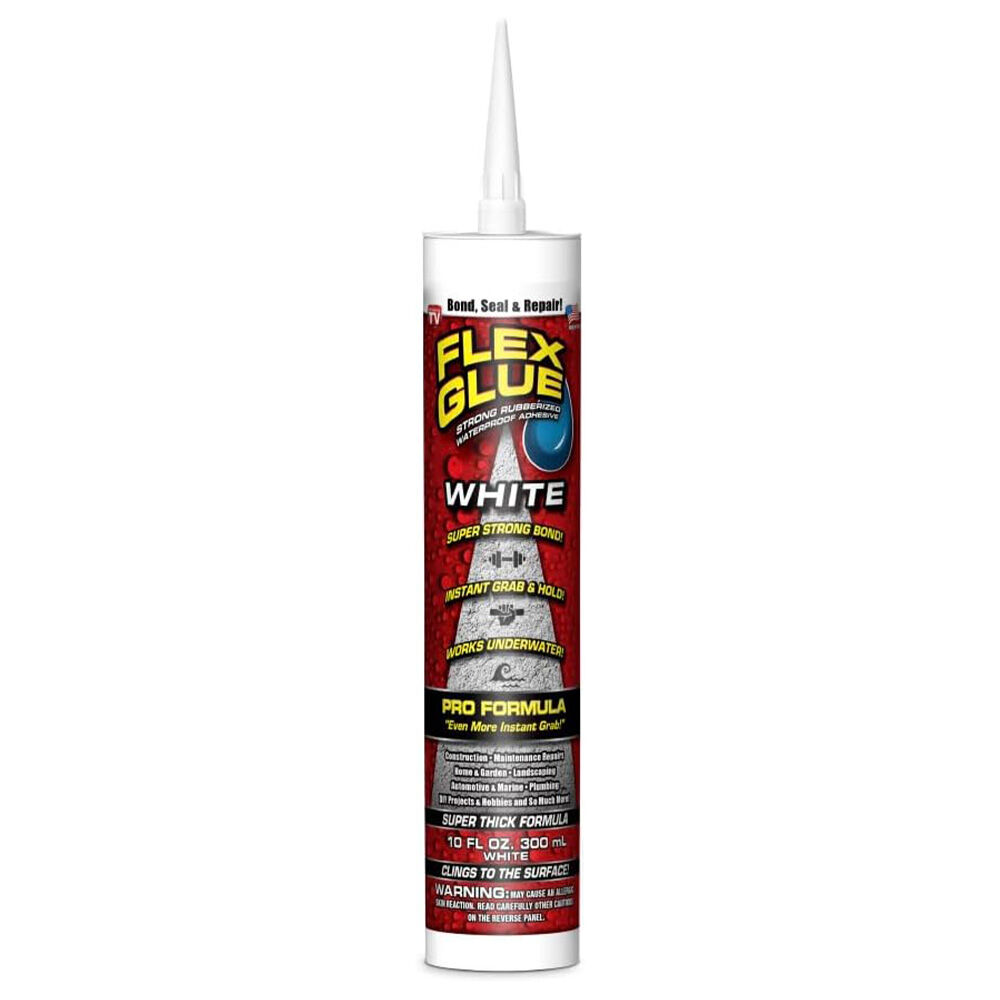 image of White Strong Rubberized Waterproof Adhesive, 10 oz