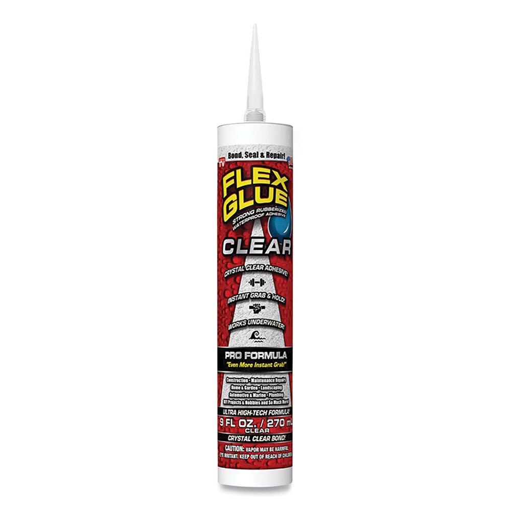 image of Clear Strong Rubberized Waterproof Adhesive, 9 oz