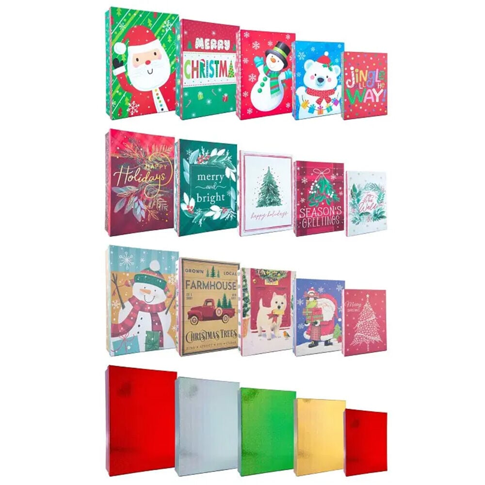 image of Assorted Cardboard Apparel Set-Up Box, 4 pk