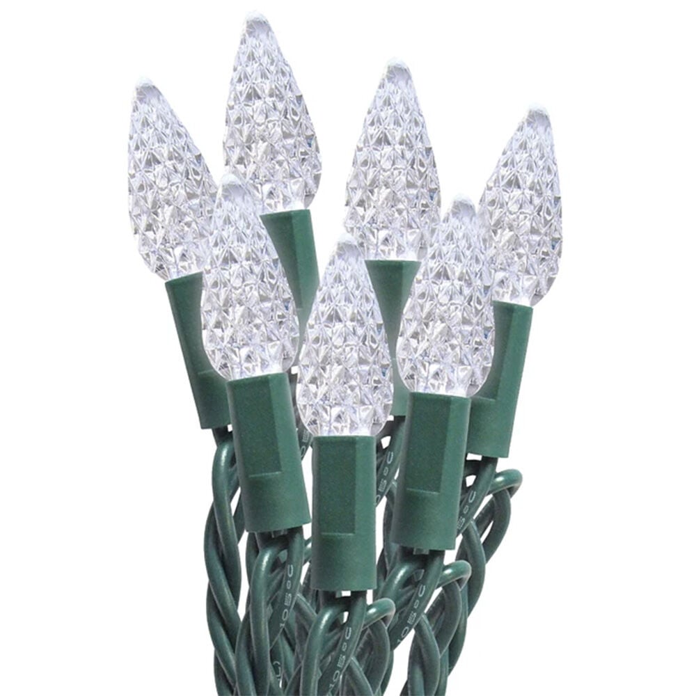 image of Christmas Light String, Cool White, 11 ft, 50 Lamp