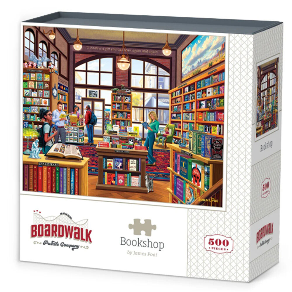 image of Puzzle- Bookshop, 500 pc