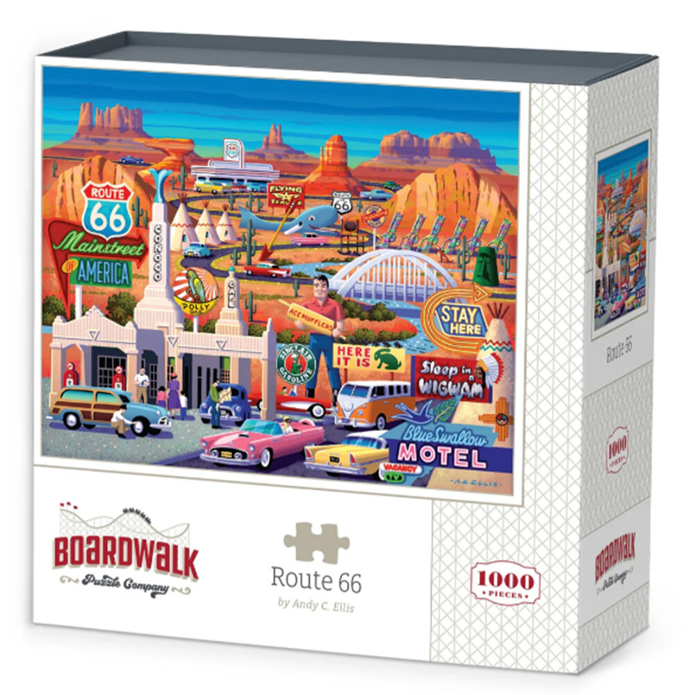 image of Puzzle- Route 66, 1000 pc