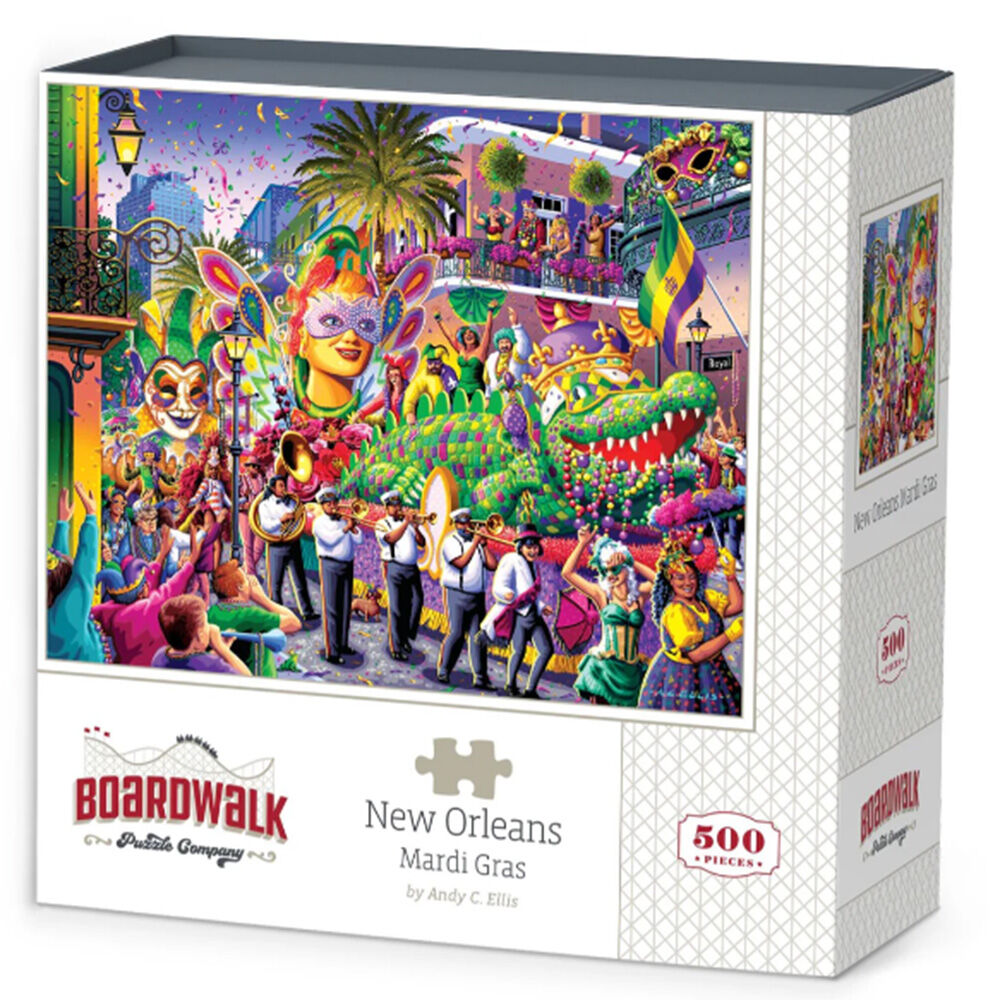 image of Puzzle- New Orleans Mardi Gras, 500 pc