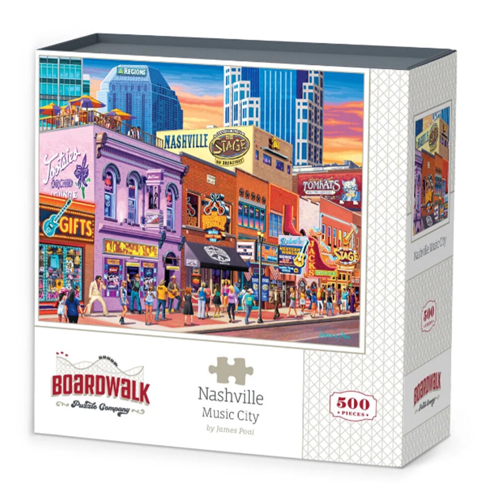 image of Puzzle- Nashville Music City, 500 pc