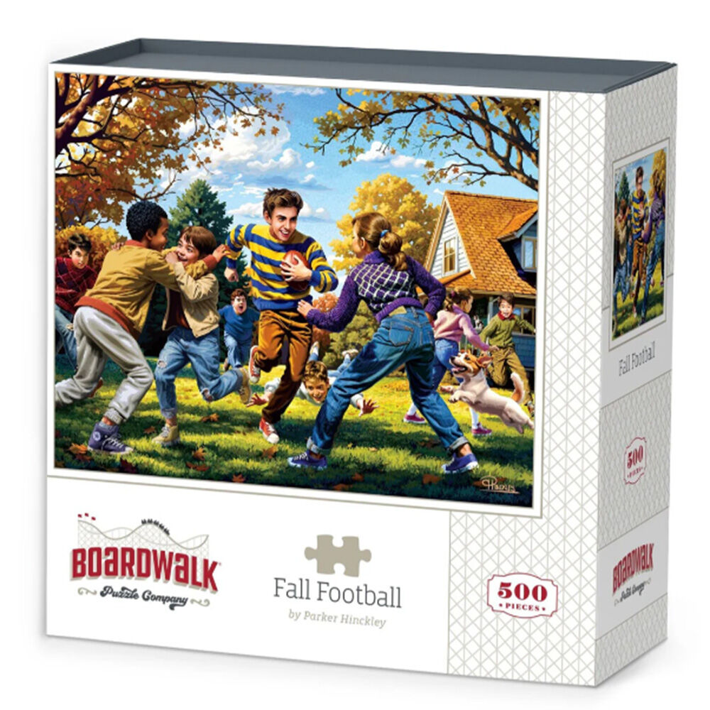 image of Puzzle- Fall Football, 500 pc