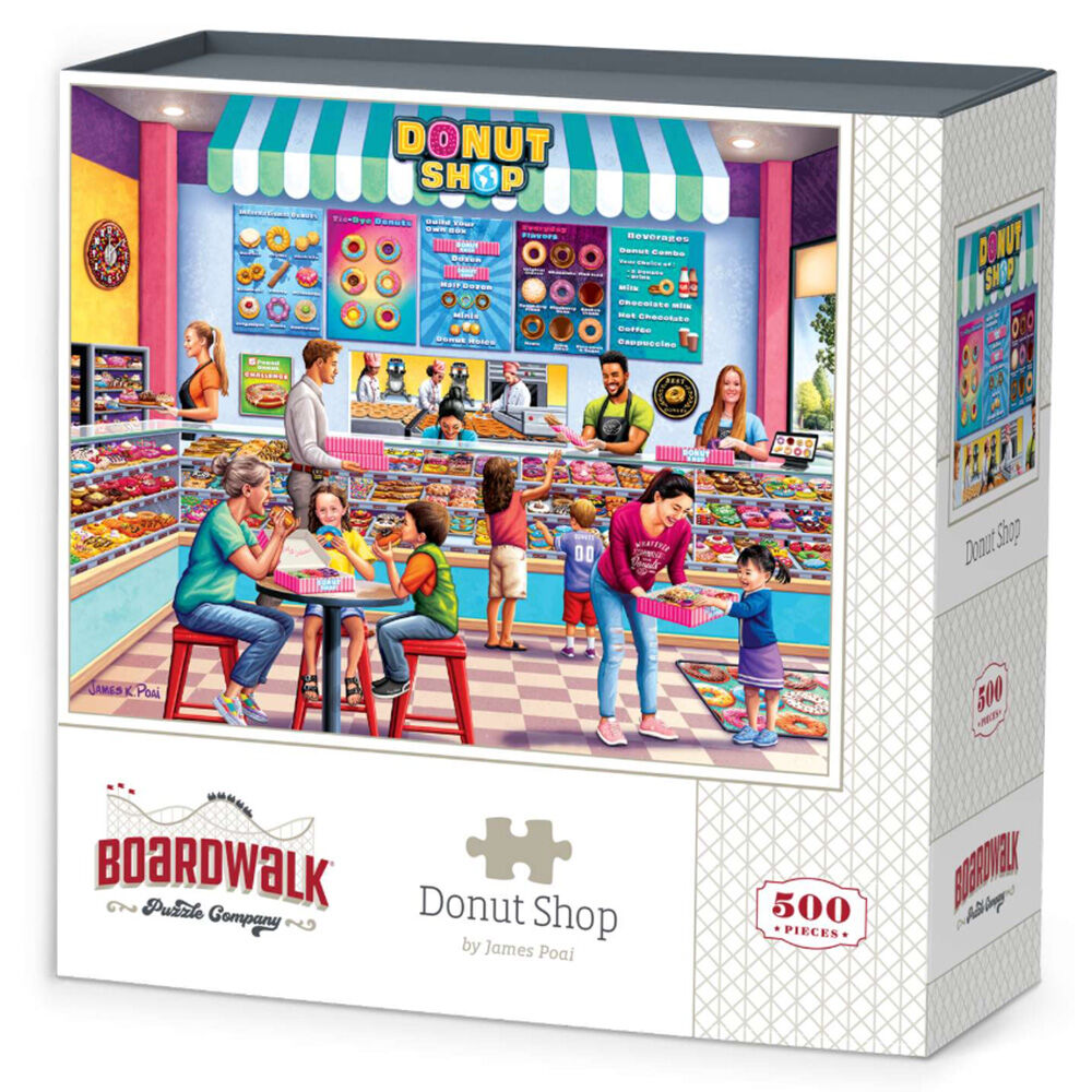 image of Puzzle- Donut Shop, 500 pc