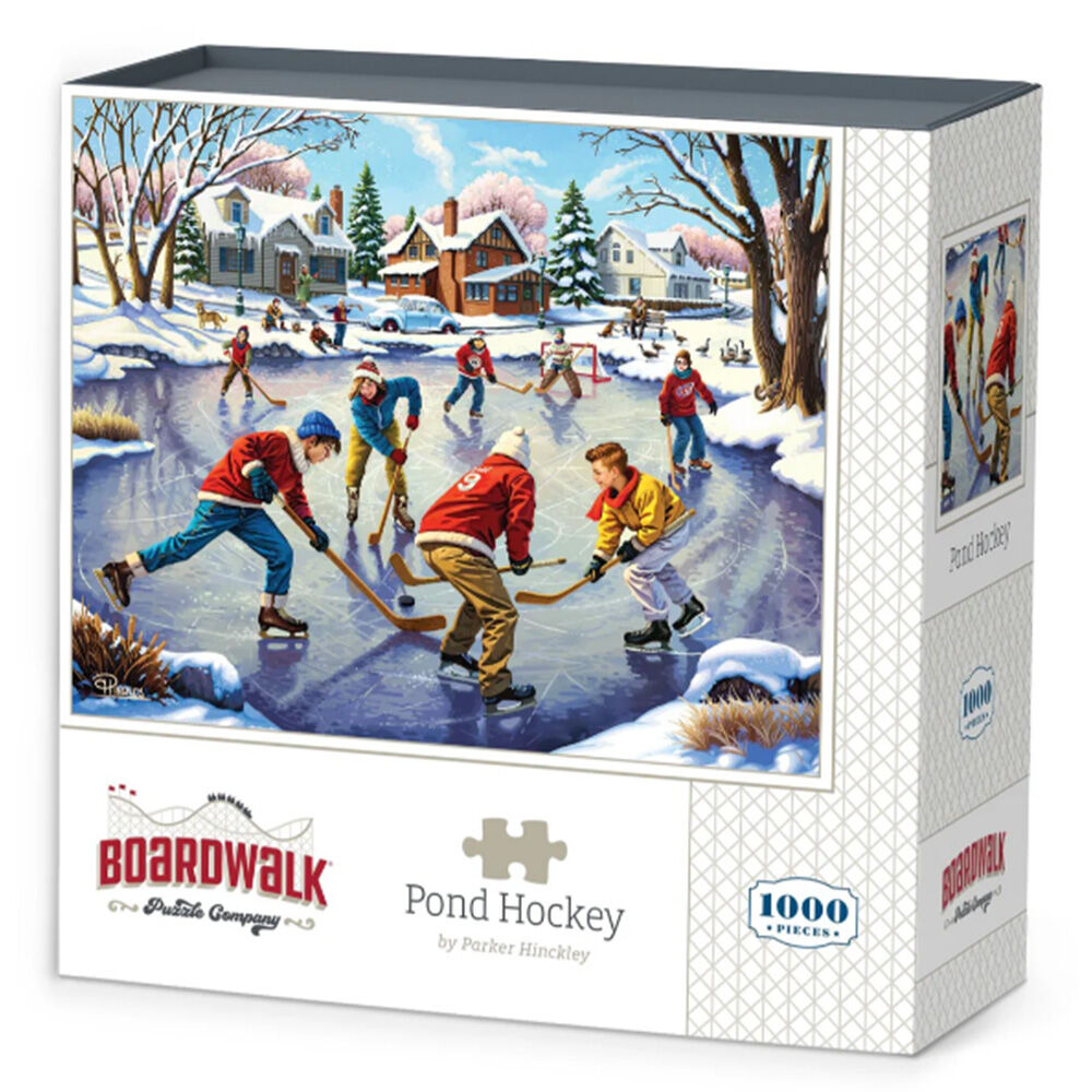 image of Puzzle- Pond Hockey, 1000 pc