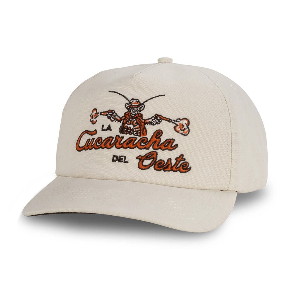 image of Men's La Cucaracha Snapback Hat, White