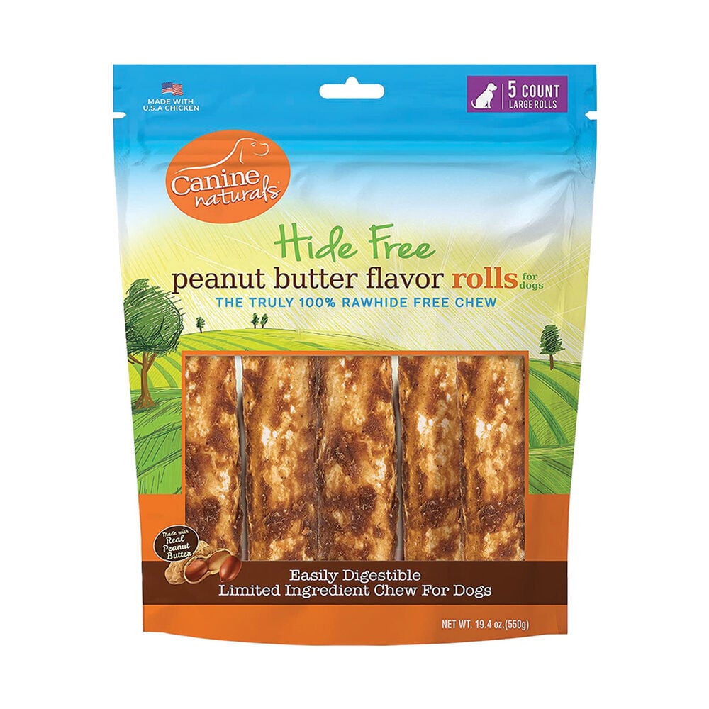 image of Hide Free Rolls- Peanut Butter, 7in. 5 ct