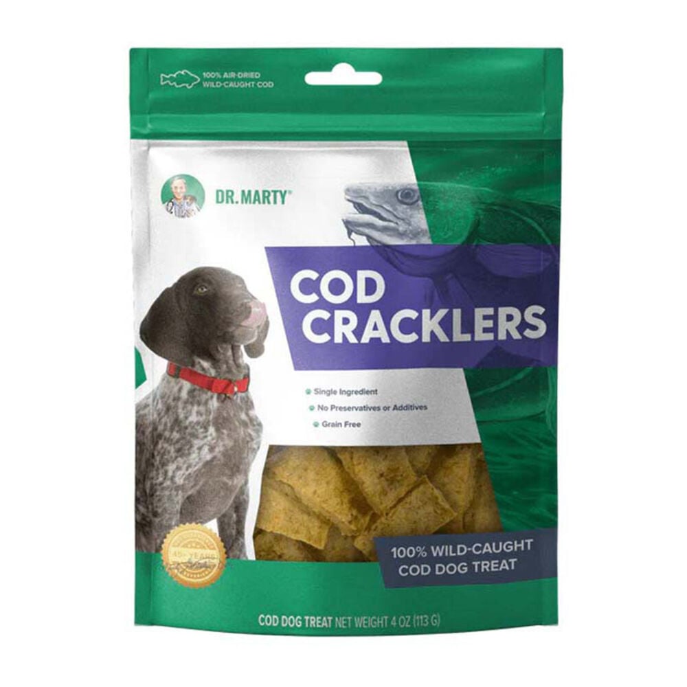 image of Freeze-Dried Raw Dog Treat- Cod Cracklers, 4 oz