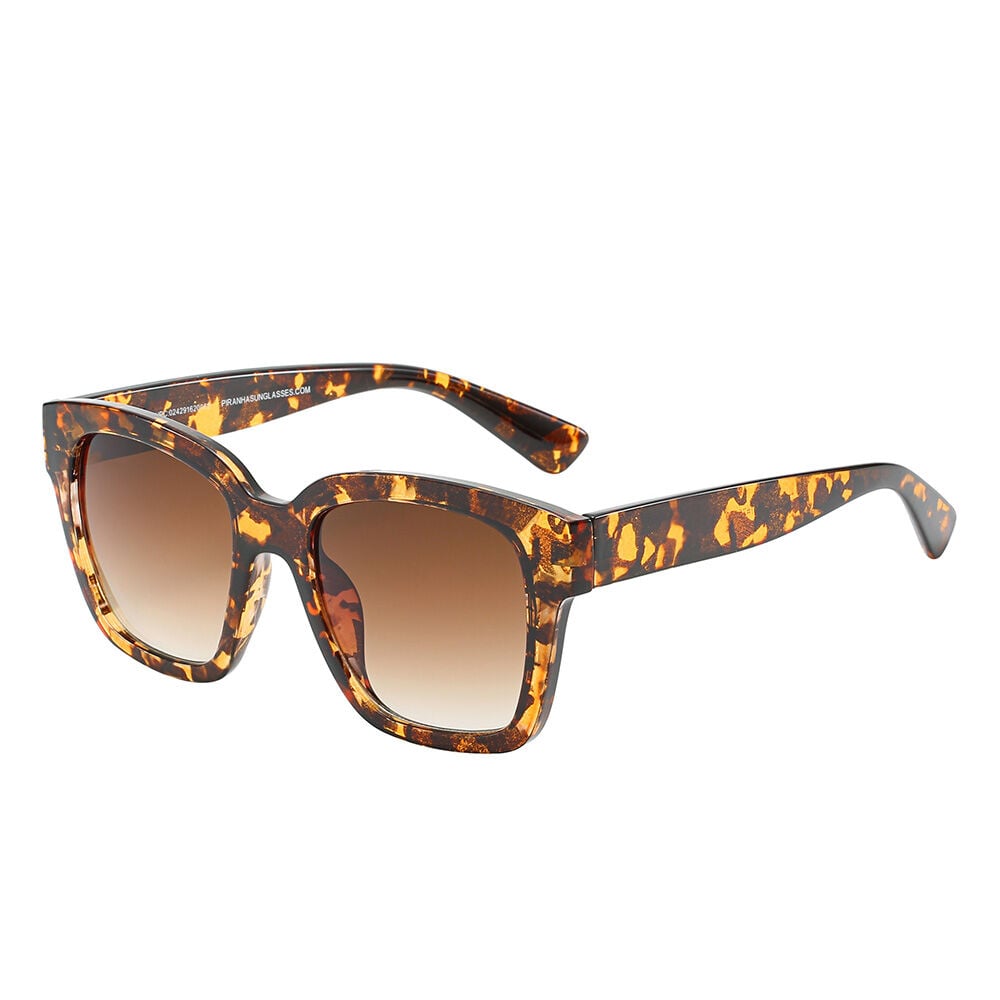 image of Women's Glamour Square Tortoiseshell Sunglasses