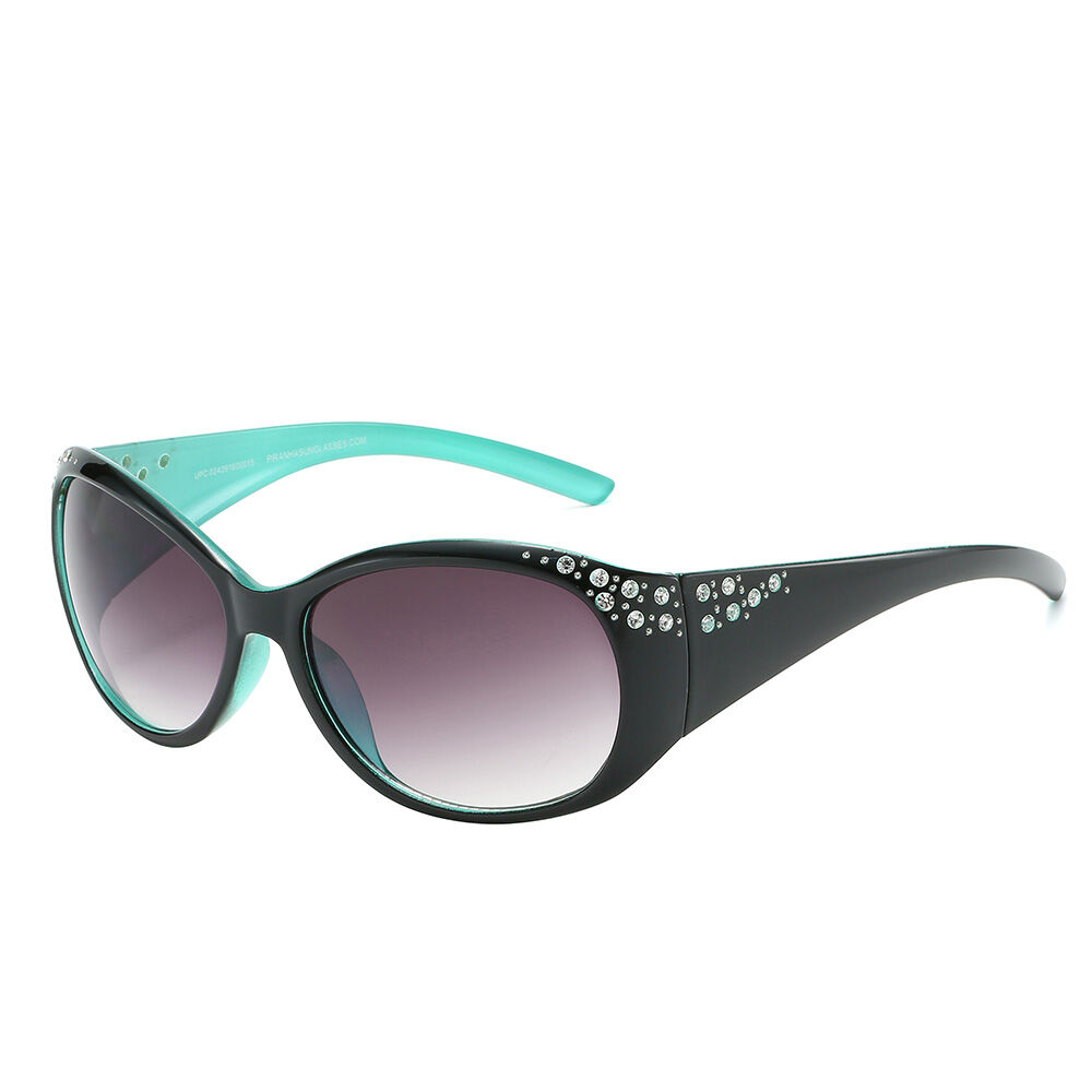 image of Women's Juicy Teal and Black Oversize Sunglasses