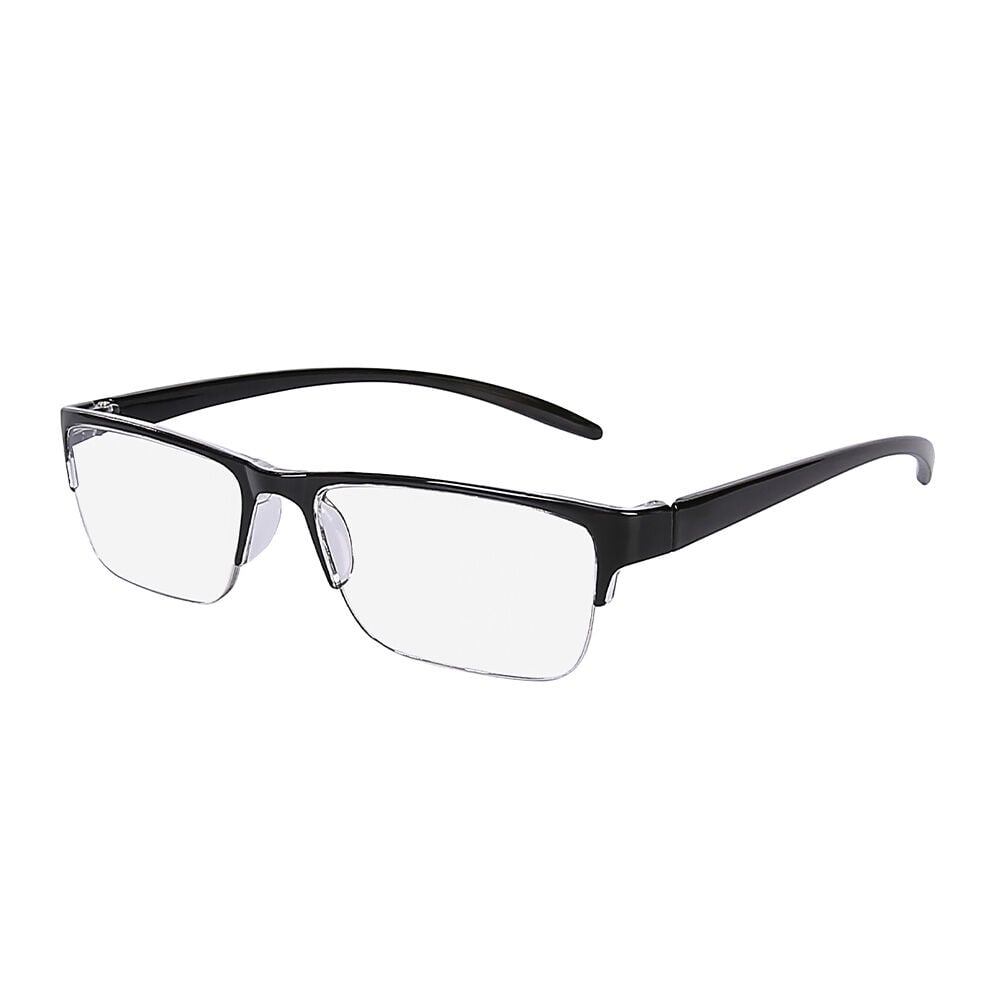 image of Men's Lee 2.00 Diopter Plastic Half Frame Reading Glasses