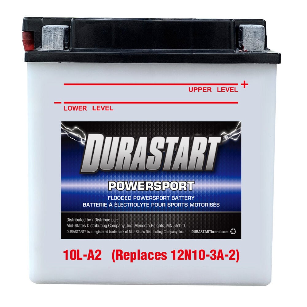 image of 12V Flooded Powersport Battery, 10L-A2