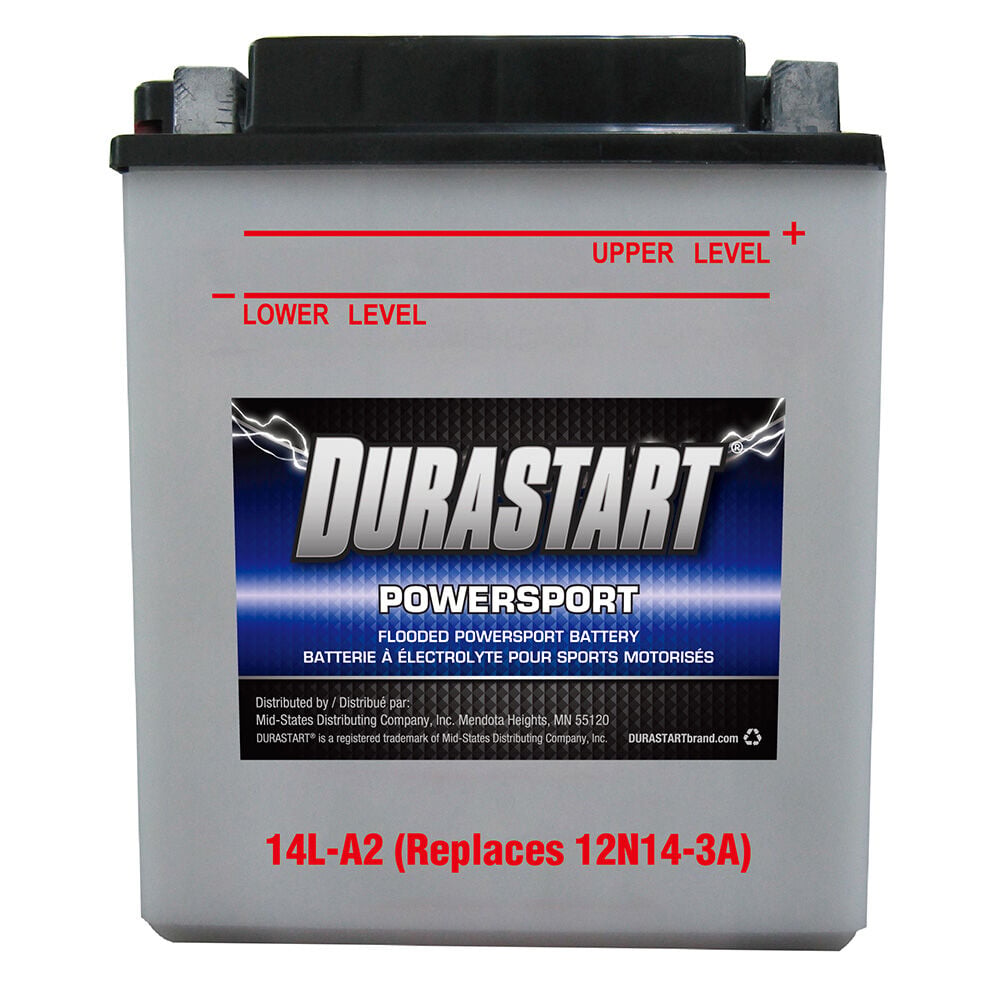 image of 12V Flooded Powersport Battery, 14L-A2